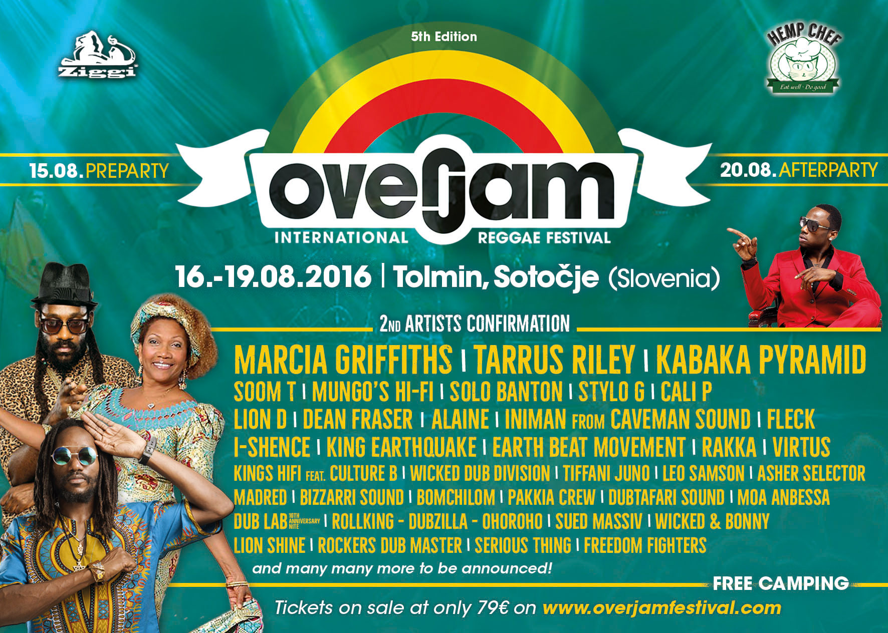 Overjam Festival 2016 poster