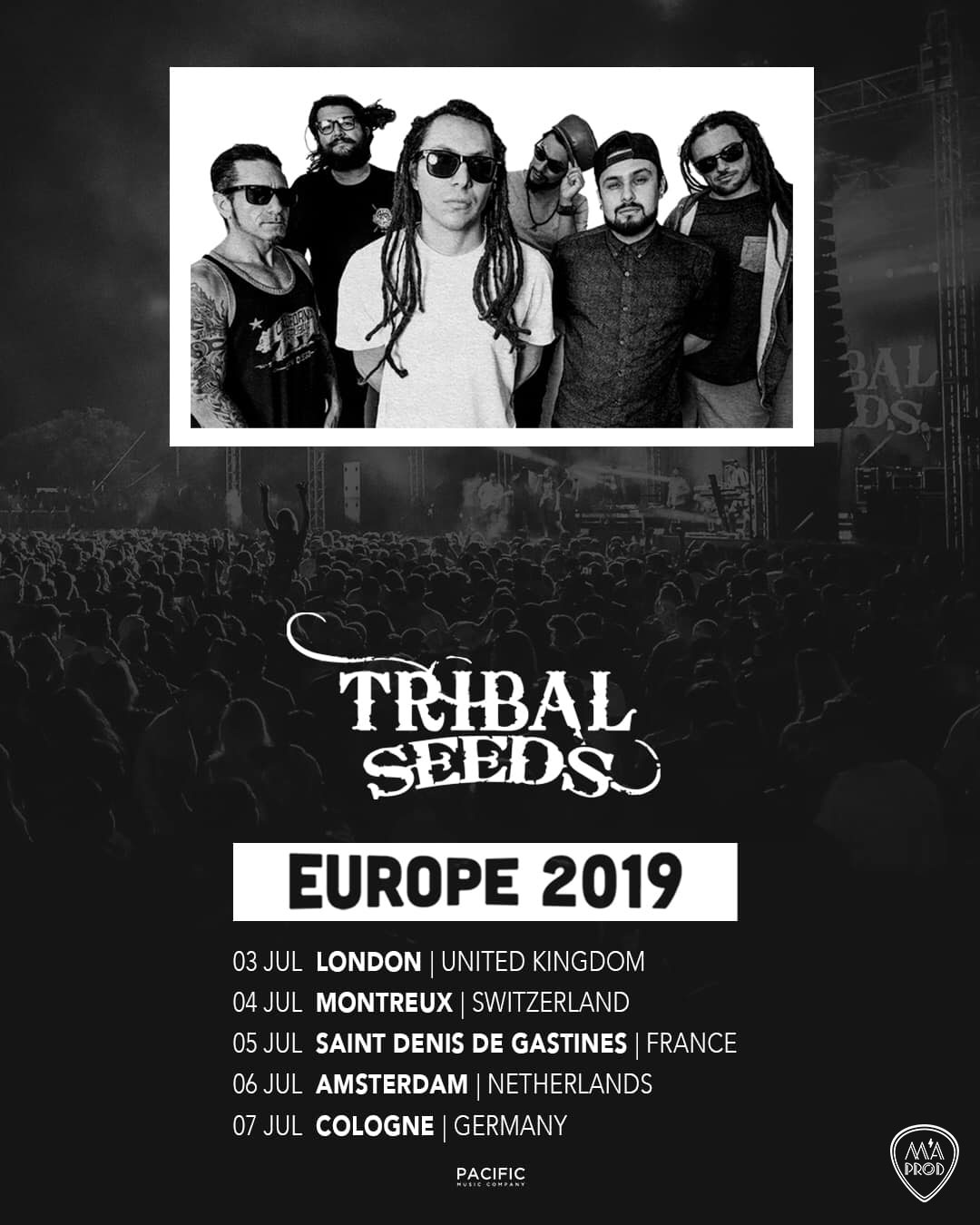 Tribal Seeds Europe Tour 2019 dates